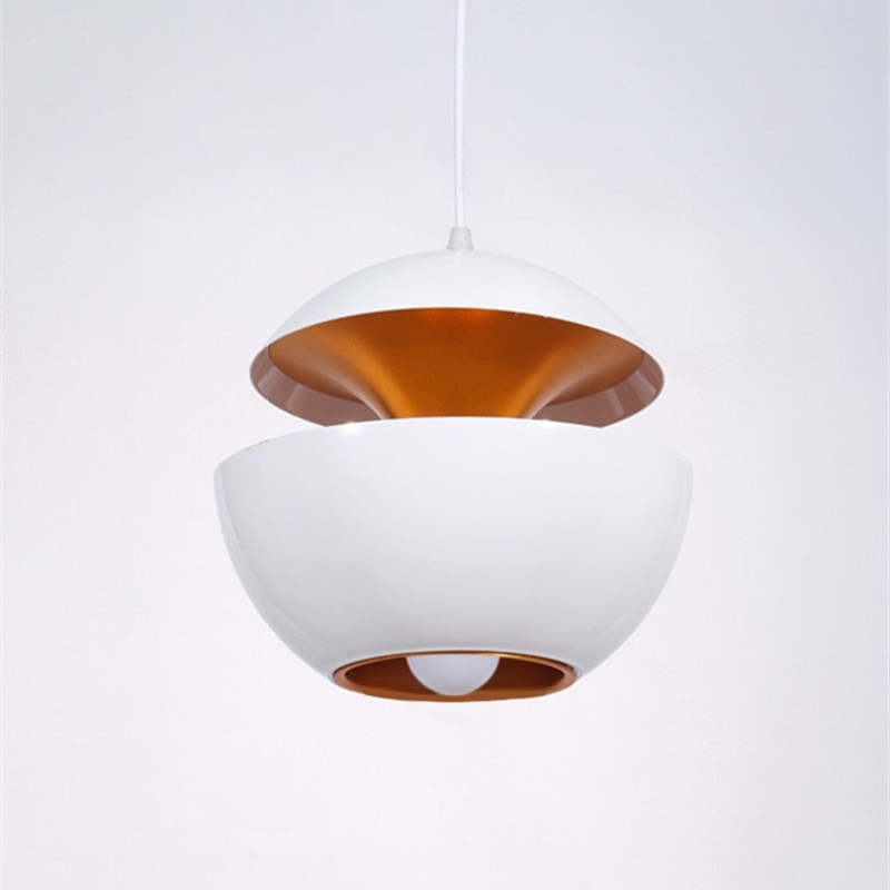 Nordic Creative Black White LED Pendant Lights for Dining Room