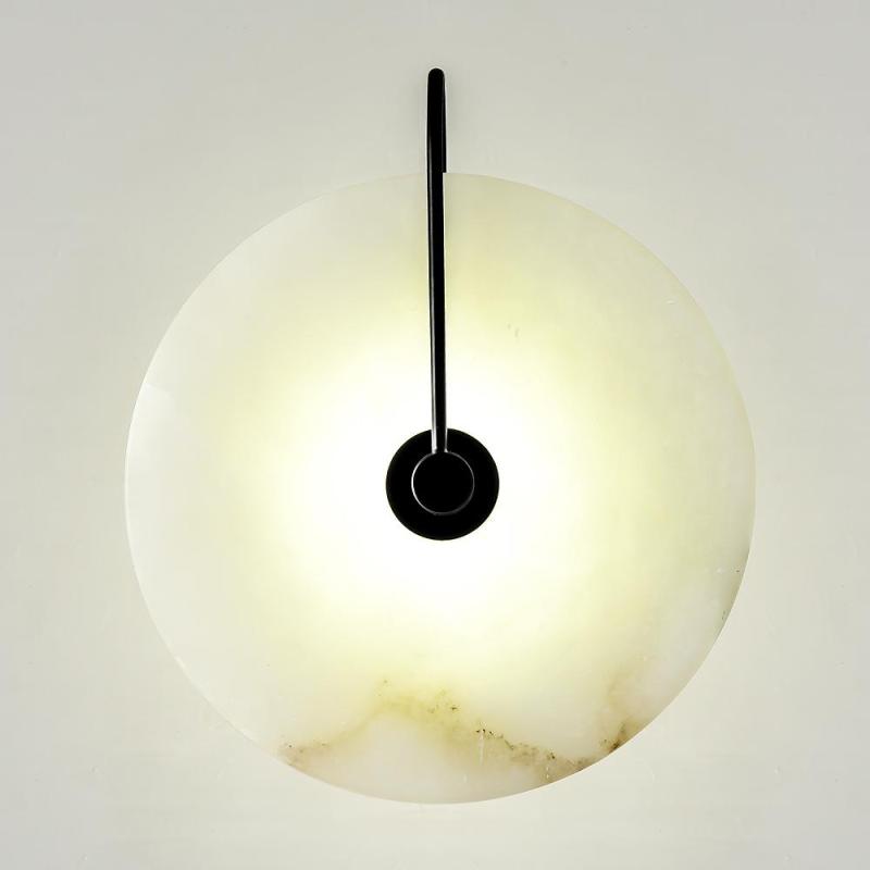Modern Nordic Marble Sconces Wall Lamp for Bedroom, Living room
