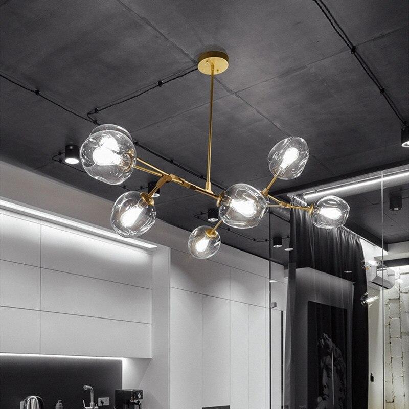 Molecular Tree Hanging Pendant Light - Living Room - Glass