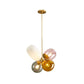 Nordic Balloon Glass Pendant Light Chandelier For Dining Room