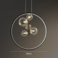 Nordic Glass Bubbles LED Chandeliers Modern Pendant Light for Dining Room
