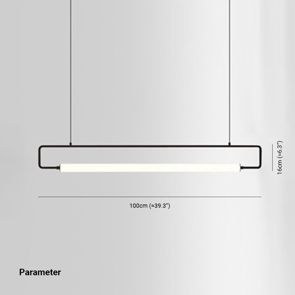 Edge Pendant Light, 2 Colour 100cm
