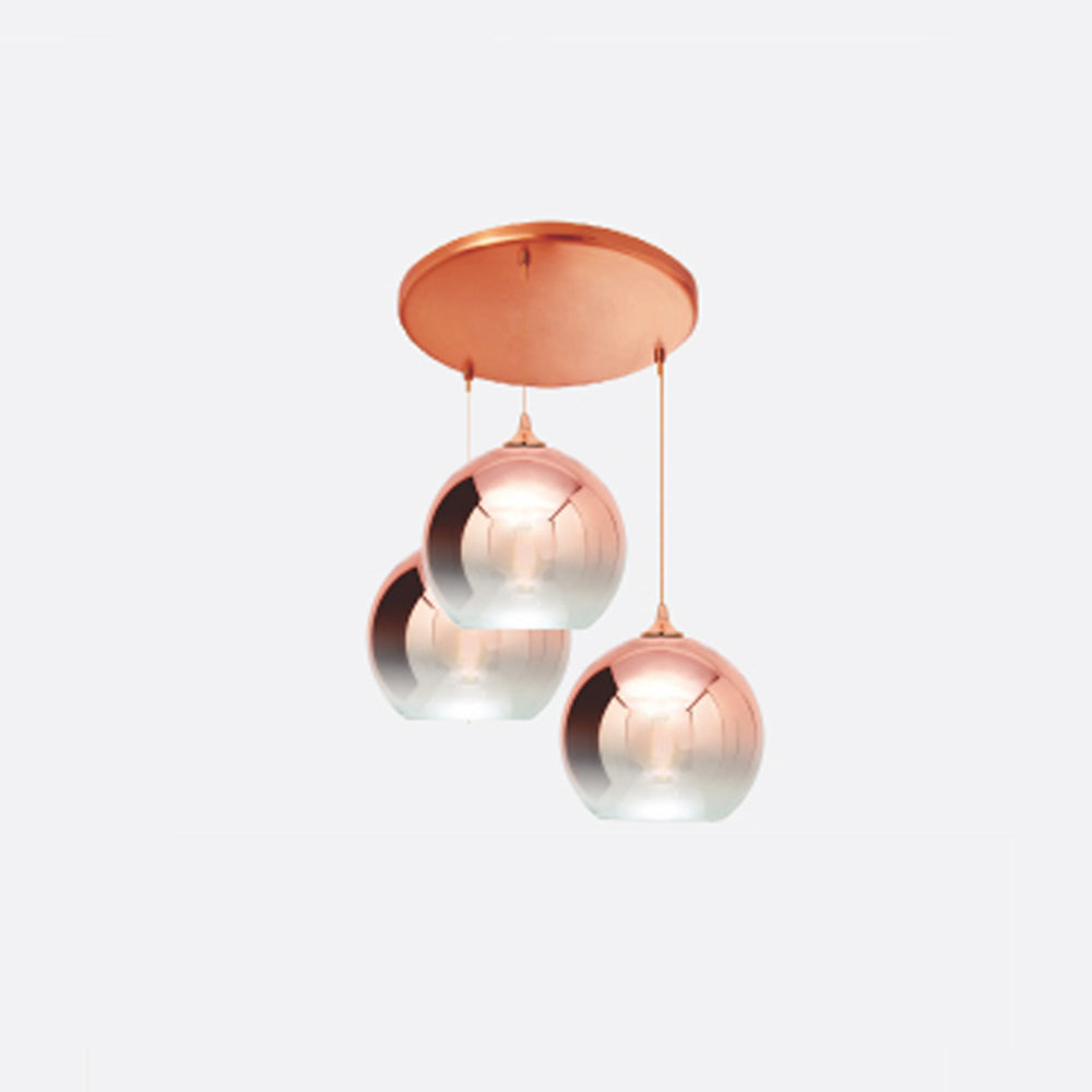 Modern LED Pendant Lights Glass Ball Hanging Lamp For Dining Room, Bedroom
