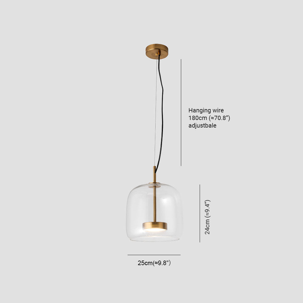 Hailie Pendant Light 3 Colour, DIA 25/35CM